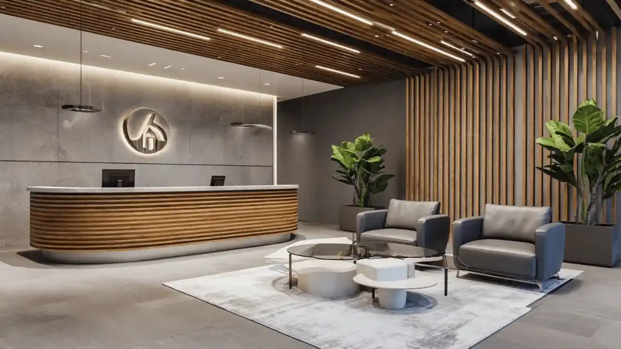 Office Renovation Dubai – Ceiling and Lighting Upgrade