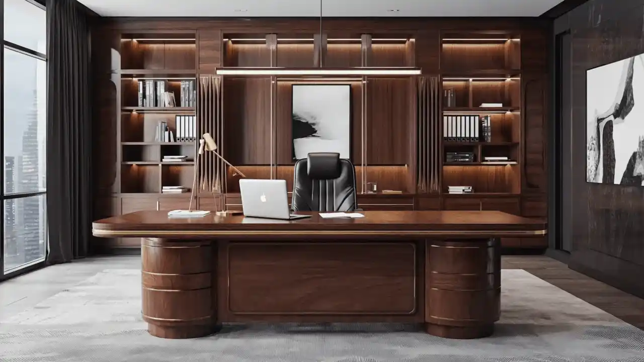 Office Renovation Dubai – Ceiling and Lighting Upgrade