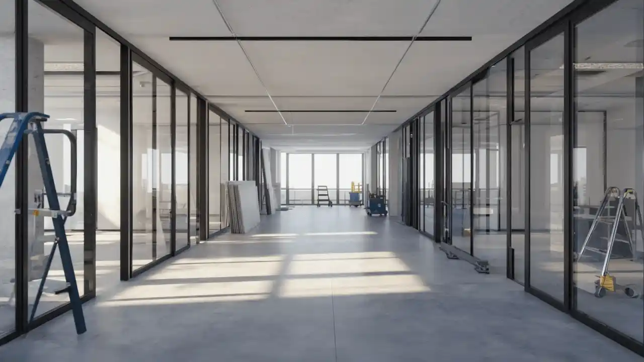 Office Fit Out Company Dubai – Stylish Lighting Setup