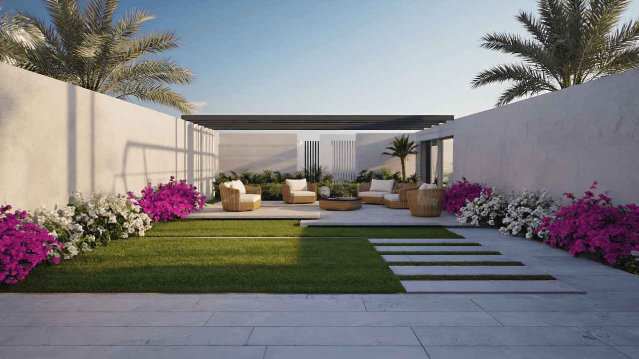 Modern Garden Finishing Touch Dubai – Revive Hub Renovations