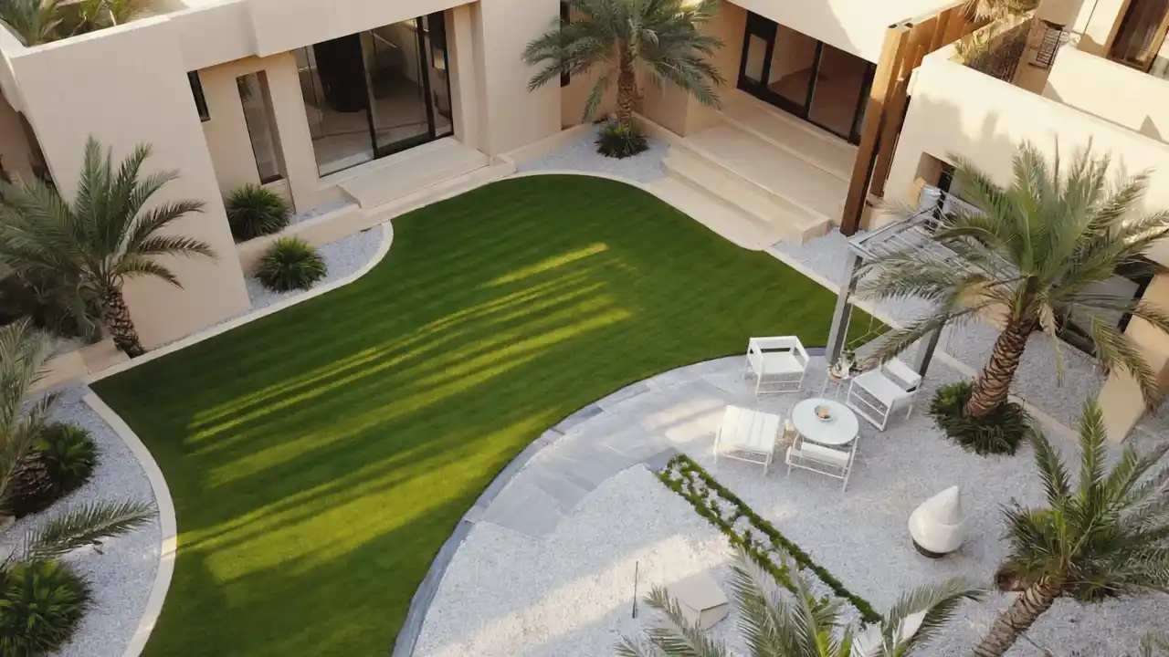 Villa Garden Transformation Dubai by Revive Hub
