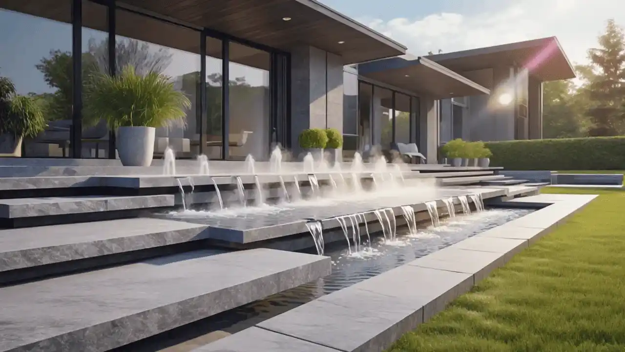 Elegant Garden Lighting & Walkway Design Dubai