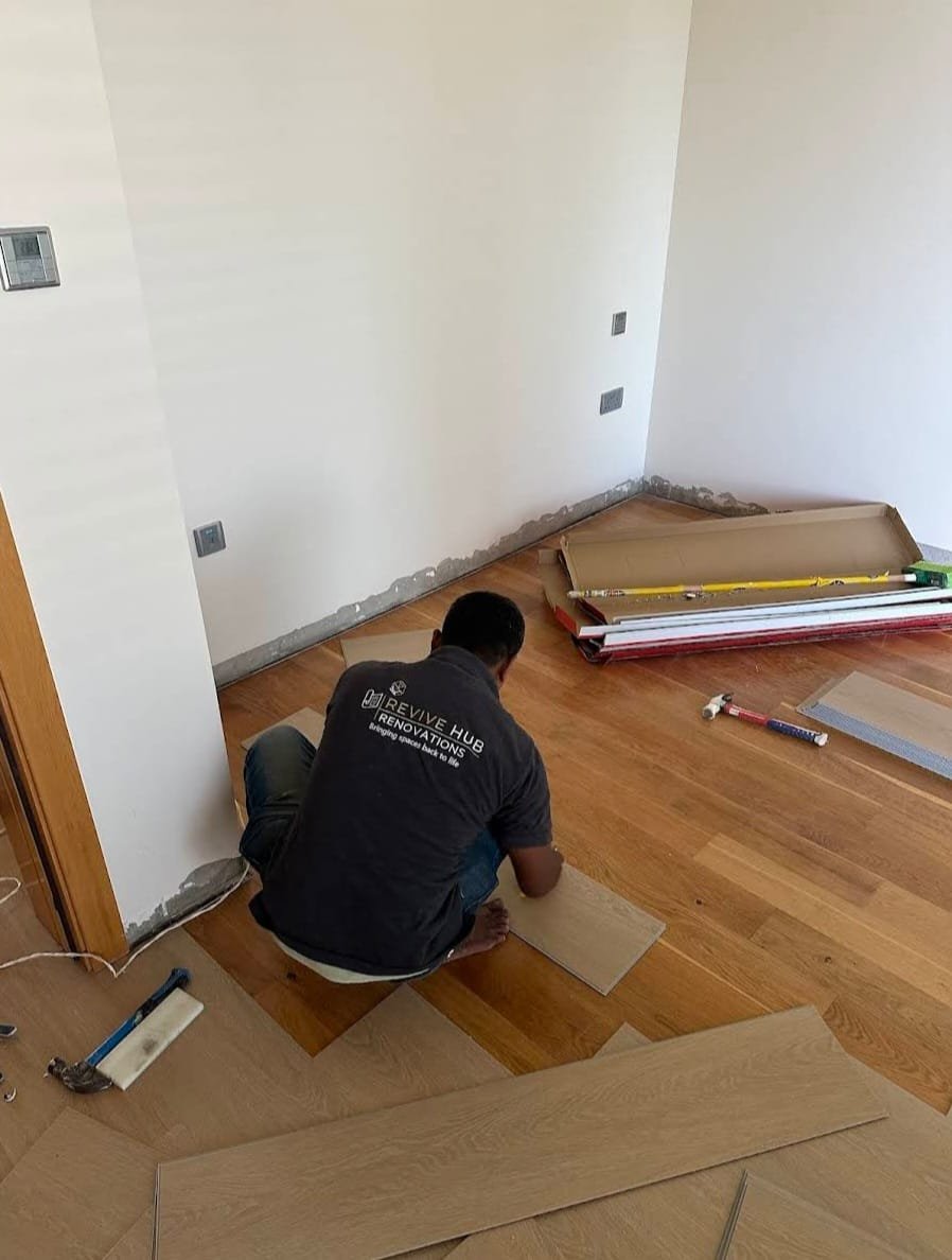 Apartment interior painting Dubai smooth walls and clean edges