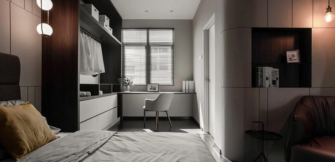 AvidaLab Palm Jumeirah villa bedroom renovation managed remotely from Italy