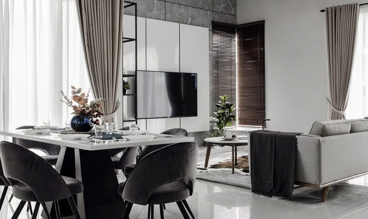 AvidaLab Palm Jumeirah villa living area remote renovation by Revive Hub Dubai
