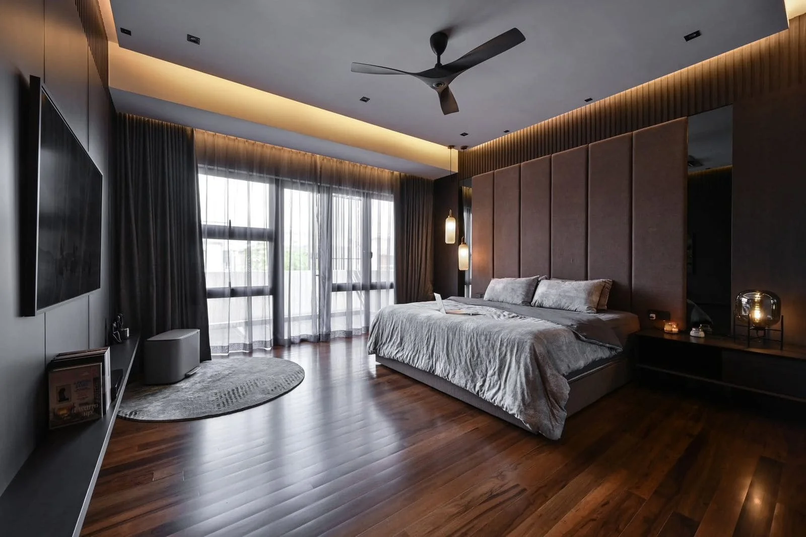 Shehar Bano Dubai Marina apartment master bedroom premium upgrade by Revive Hub